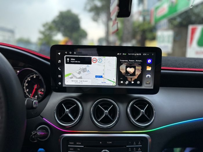 lắp đặt màn hình android teyes lux one tại panda auto