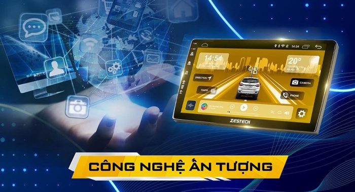 Màn hình android Zestech 13 inh 2k 
