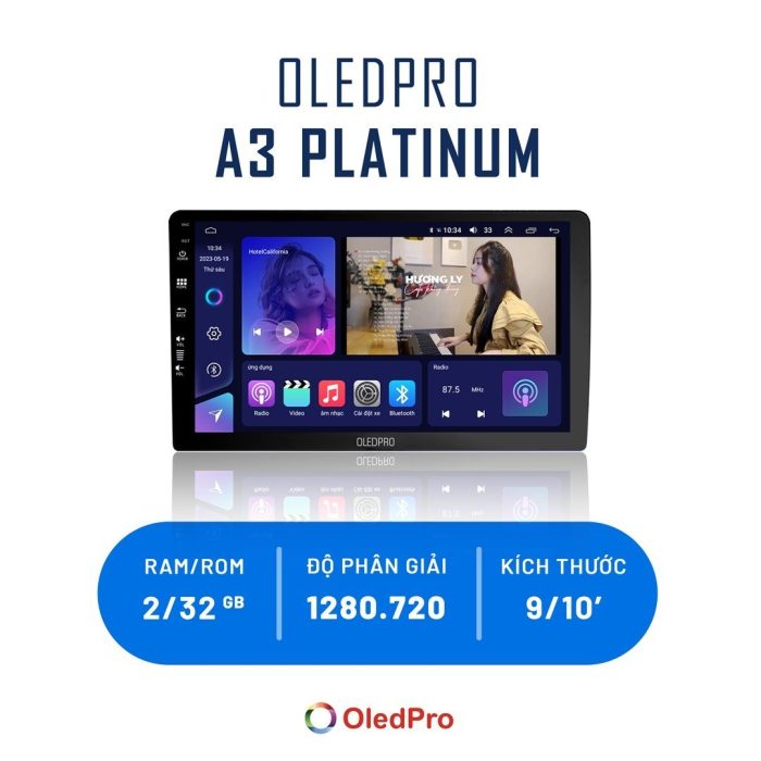 Màn hình android Oledpro A3 Platinum