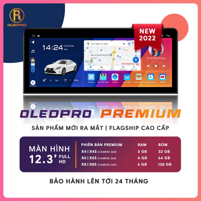 Màn hình androrid oledpro premium 12.3 inch