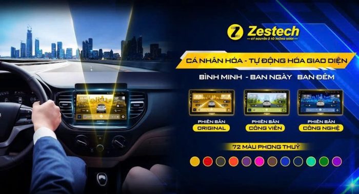 Màn hình android ô tô Zesstech 13 inch 2K 