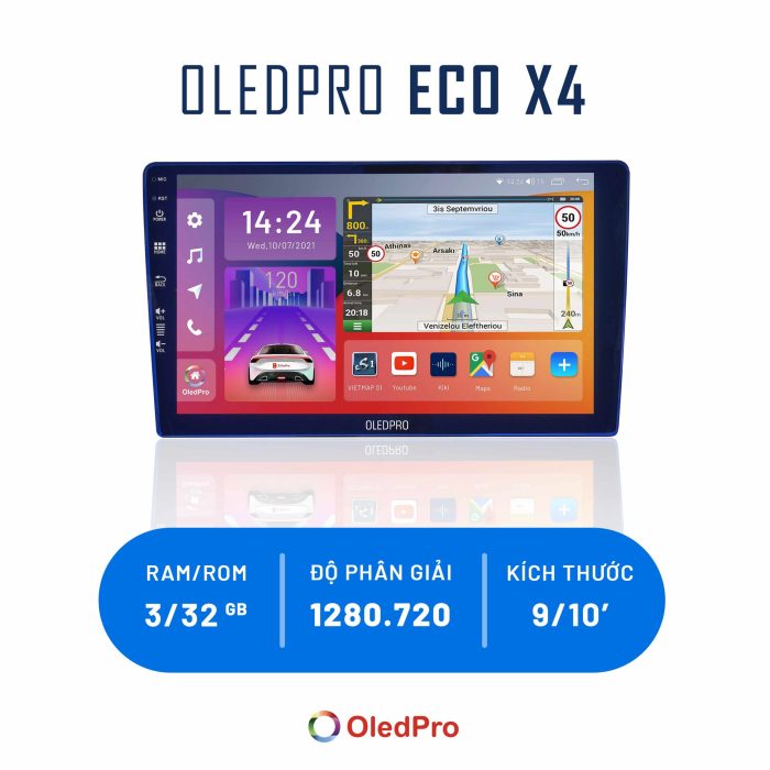 Màn hình OledPro Eco X4 tai panda auto