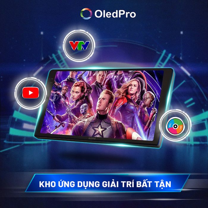 Giải trí trên màn hình OledPro Ultra 2 K