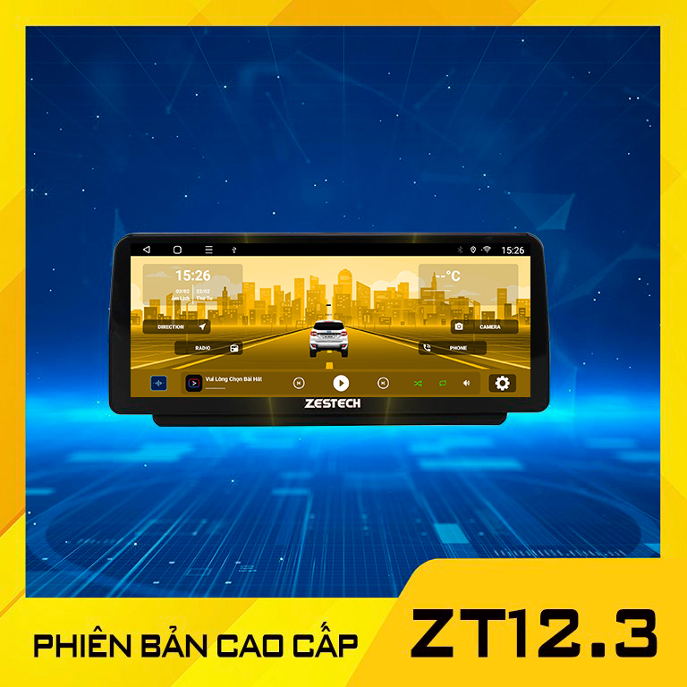Màn hình android Zestech ZT12.3 inch – Màn hình cực lớn