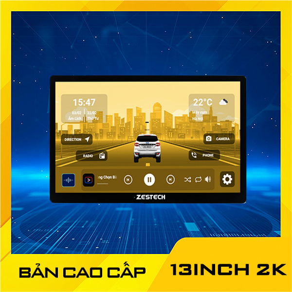 Màn hình android Zestech 13 Inch 2K