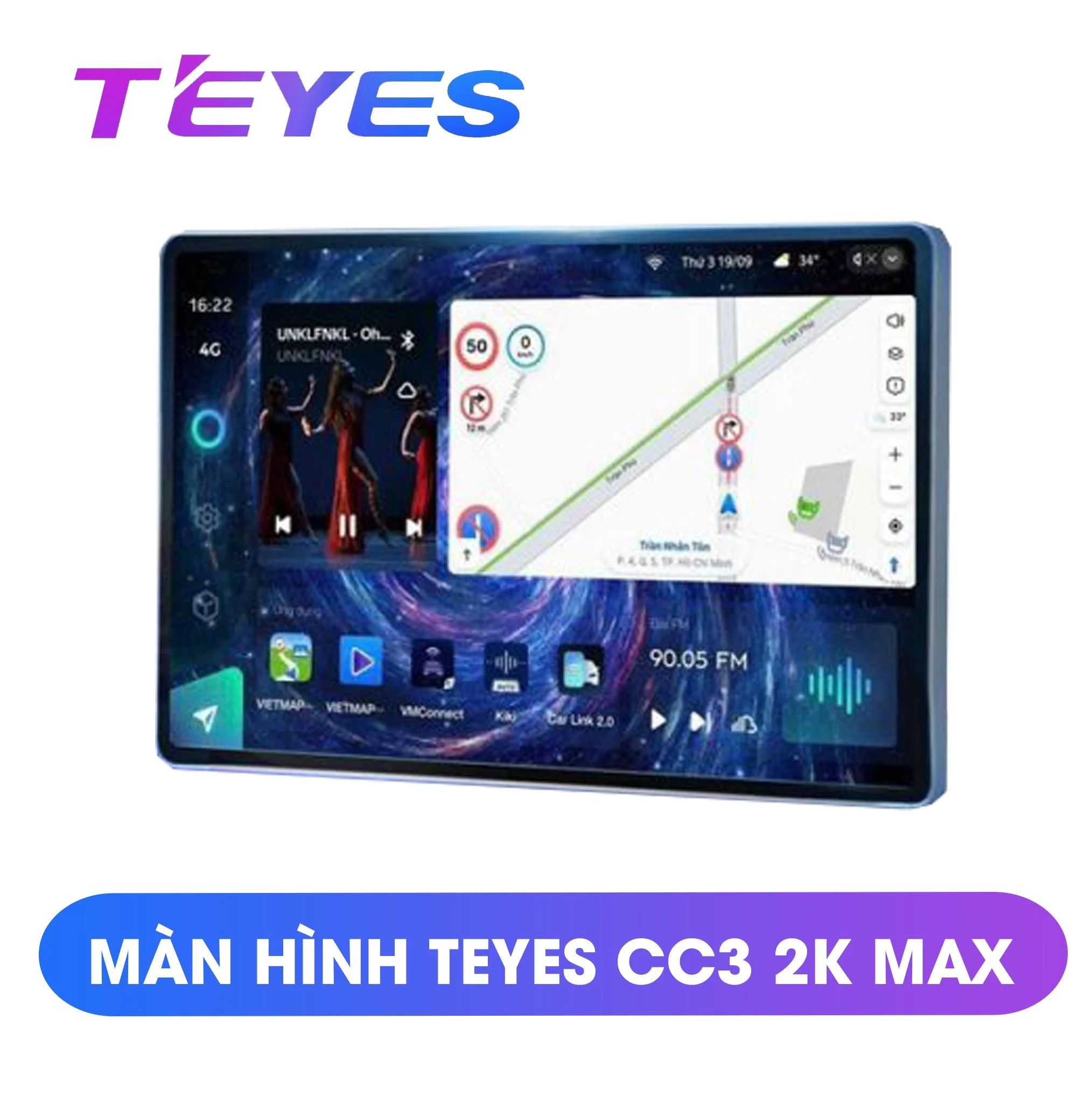 Màn Hình Teyes CC3 2K Max – Công nghệ màn hình 2K đỉnh cao