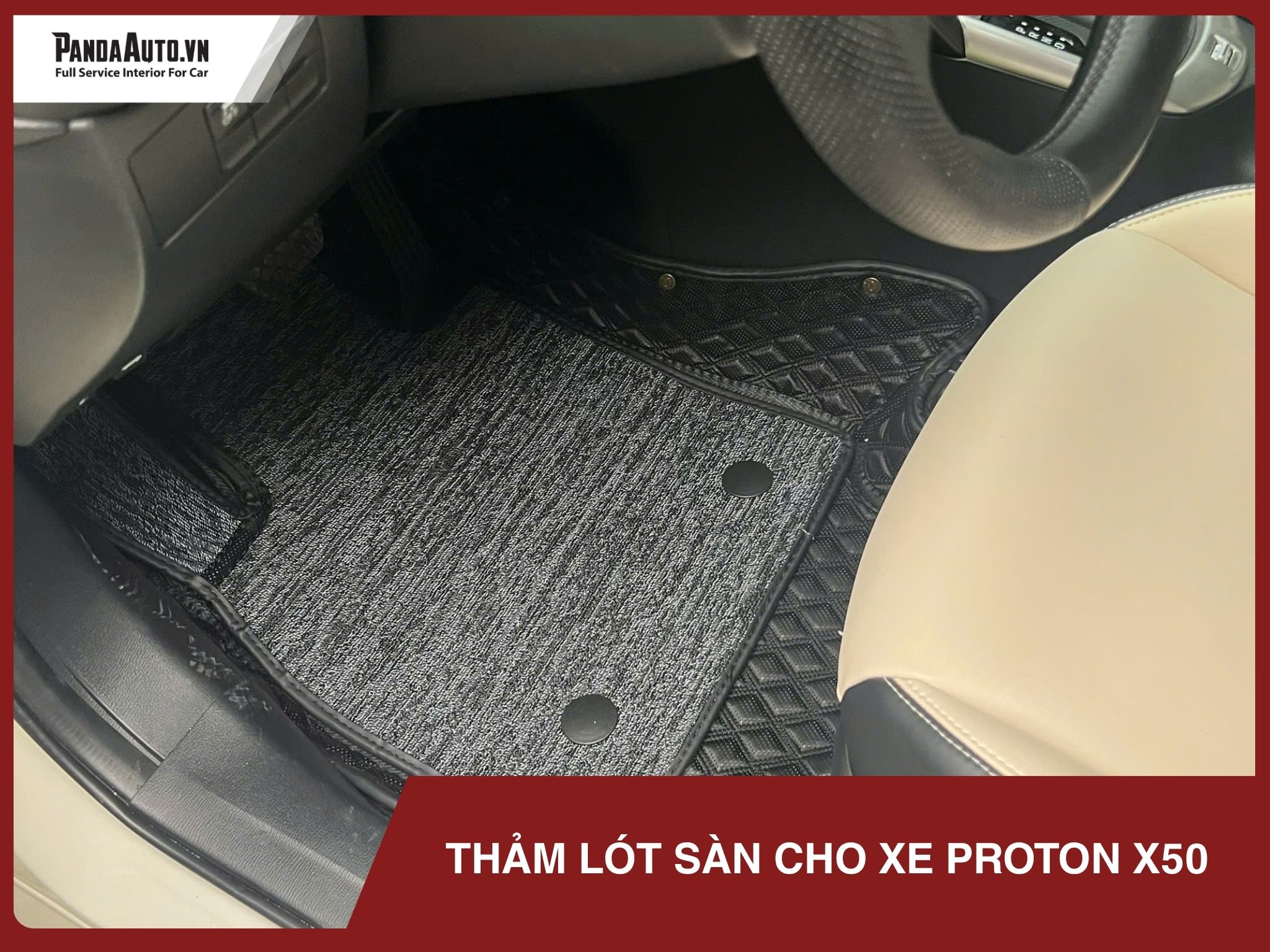 Thảm lót sàn ô tô cho xe Proton X50