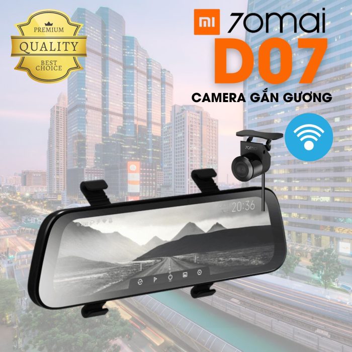 Camera hành trình gương 70mai D07