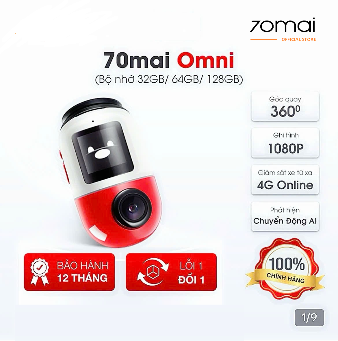 Camera hành trình ô tô 70mai Omni