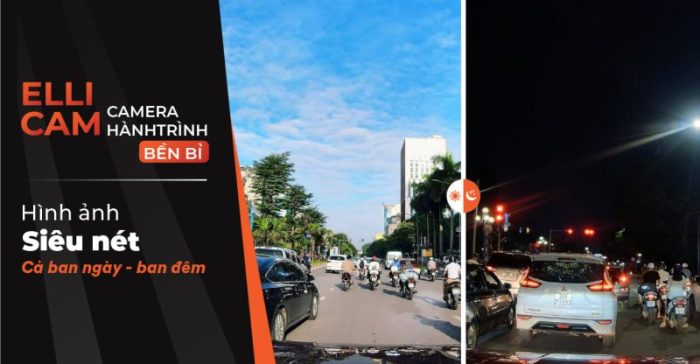 Camera hành trình Ellicam A660 ghi hình sắc nét mọi điều kiện thời tiết