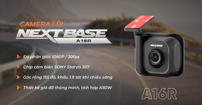 Camera hành trình Nextbase A16R chính hãng tại Panda Auto