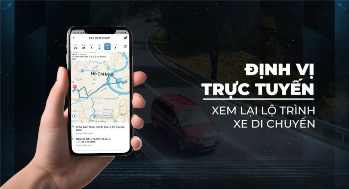 Định vị trực tuyến trên vietmap vm 300