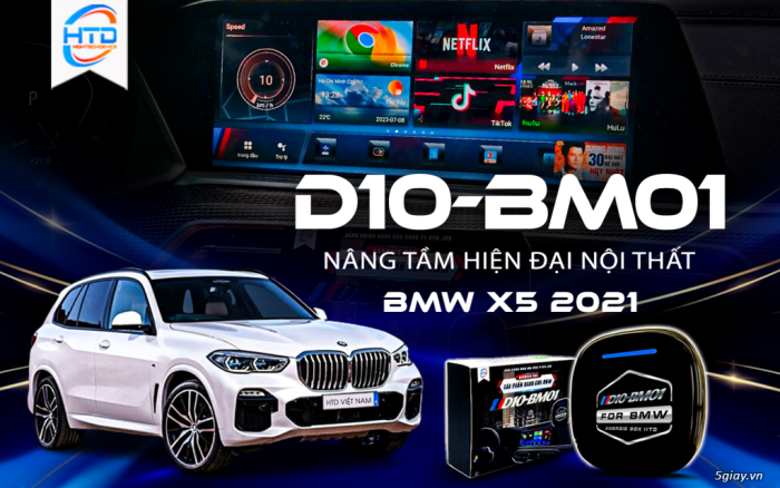 Android Box ô tô HDT D10-BM01 cho xe BMWAndroid Box ô tô HDT D10-BM01 cho xe BMW