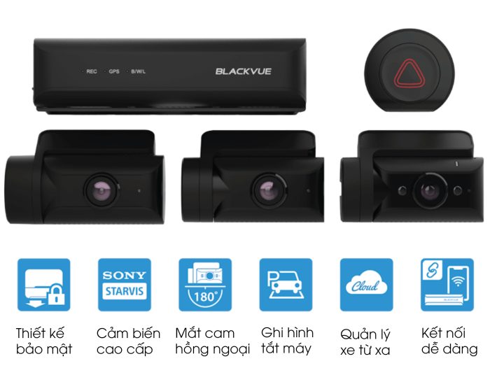camera hành trình Blackvuew Dr770 box đa tính năng hiện đại