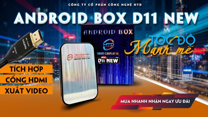 Android Box ô tô HTD D11 New