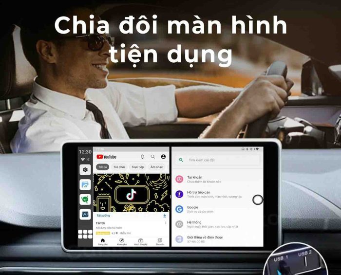 Chia đôi màn hình chạy đa nhiệm mượt mà trên OledPro X9 