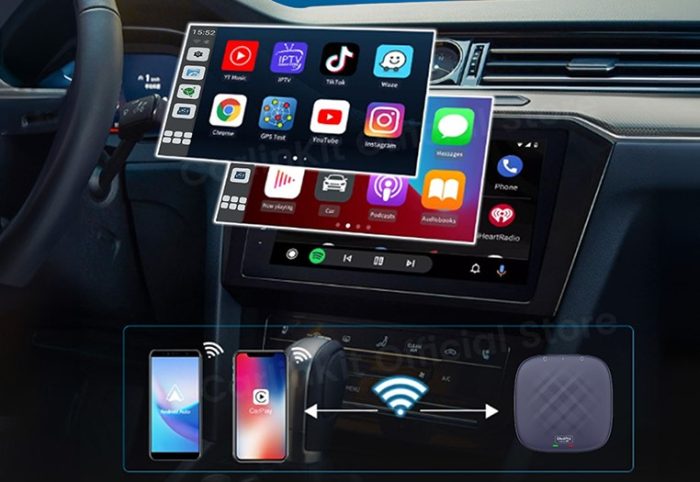 Android Box X9 Kết nối không dây dễ dàng với điện thoại 