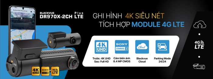 camera hành trình Blackvue DR970X-2CH LTE PLUS