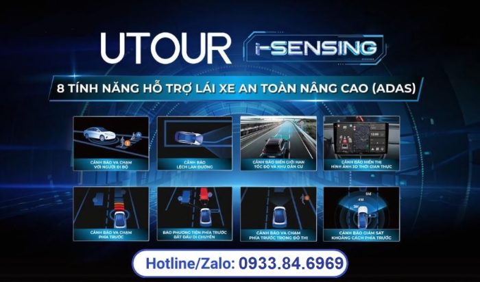 Màn hình liền camera 360 UTOUR US360 có hệ thống cảnh báo thông minh