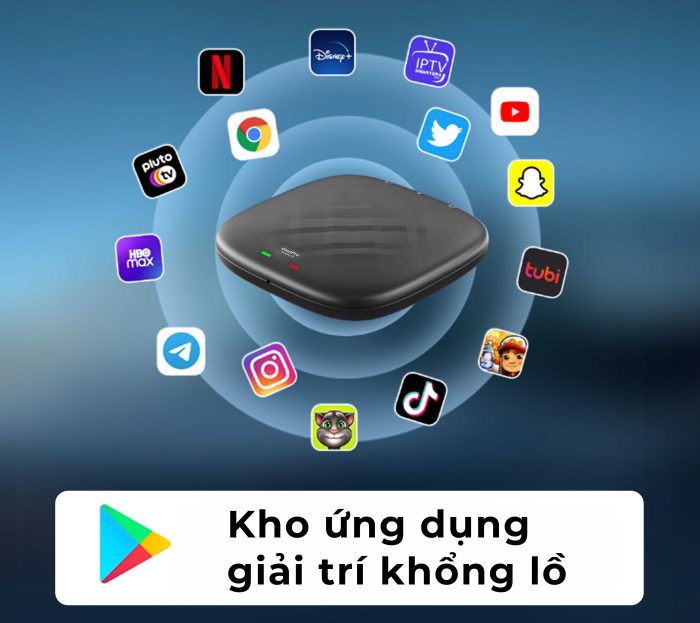 Kho ứng dụng khổng lồ được thiết lập trên màn hình nguyên bản của xe
