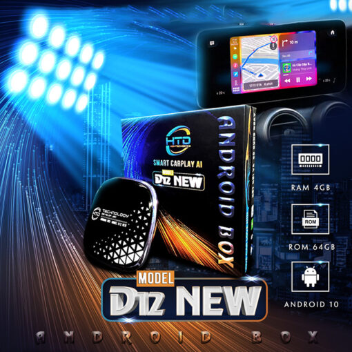 Android box cho ô tô HTD D12 New