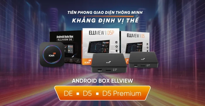 Android box ô tô ICAR Elliview D5 Premium