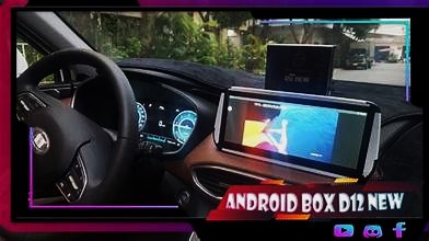 Android box HTD D12 new lắp đặt trên ô tô