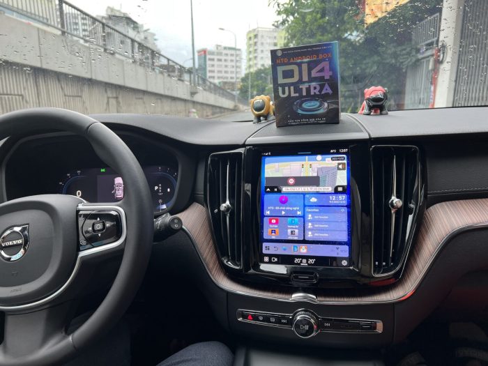 Giao diện hiện đại của android box htd d14 ultra