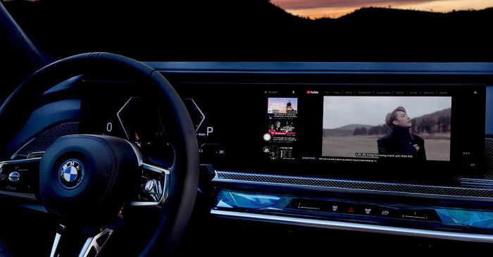 Android box ICAR Elliview tích hợp lên màn hình BMW 