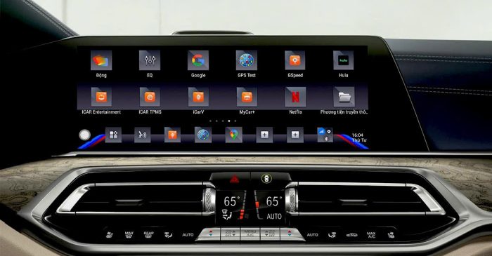 Android box icar elliview cho xe bmw