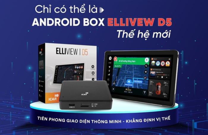 Android Box ô tô ICAR Elliview D5PVF