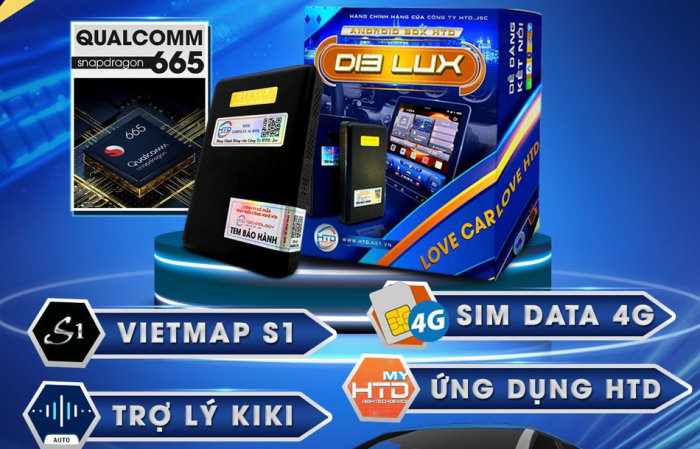 Android Box ô tô HTD D13 Lux
