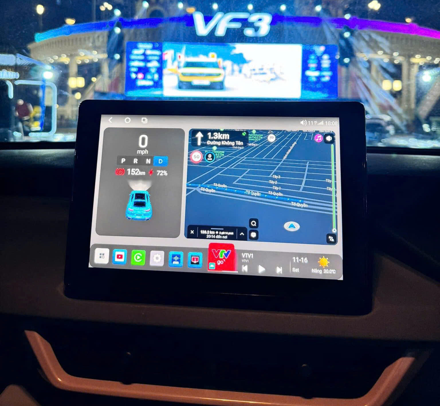 MHU Android Vicom 360 cho VF3