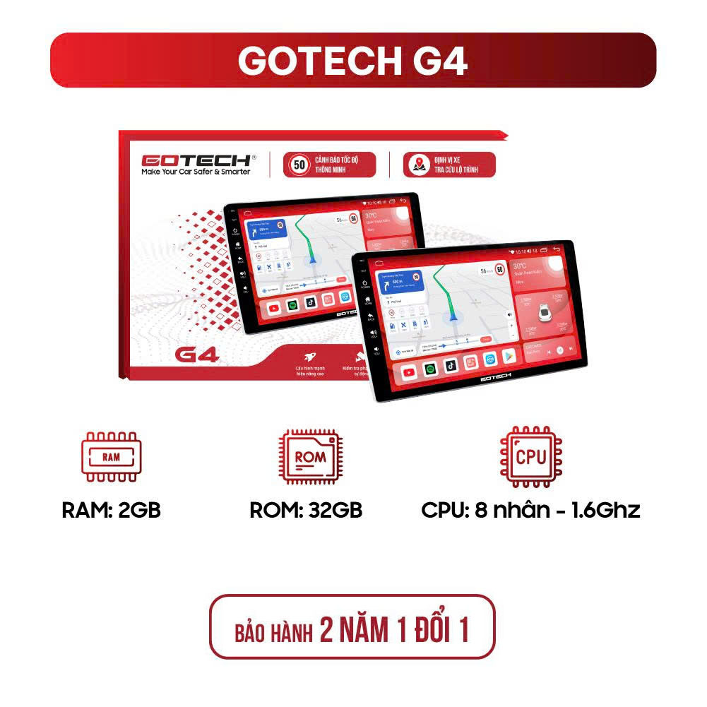 Màn hình ô tô Gotech G4
