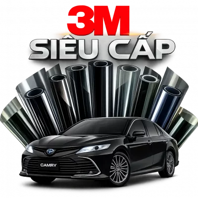 Dán phim cách nhiệt 3M gói siêu cấp chính hãng tại Panda Auto