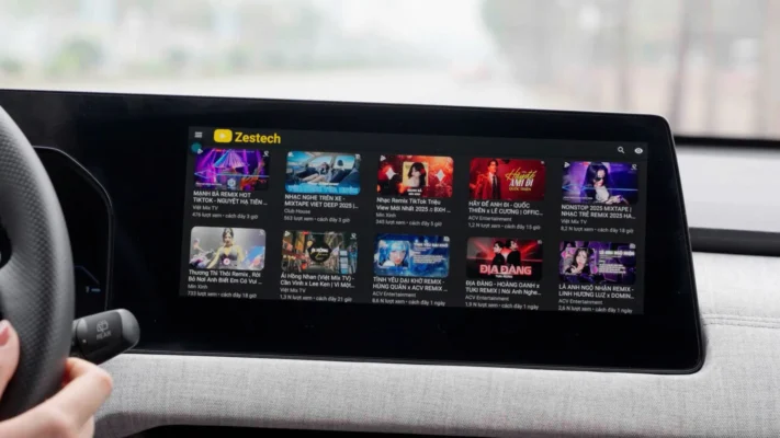 Lái xe thú vị và thư giãn hơn với kho giải trí bất tận ngay trên màn hình Zestech ZForce