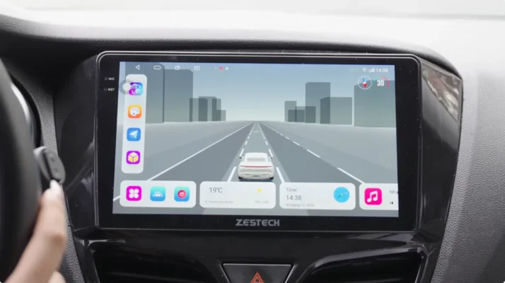 Panda Auto trải nghiệm thực tế tính năng cảnh báo làn đường trên màn hình Zestech EX ADAS