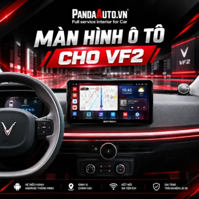 Màn hình android VF2 giá tốt tại Panda Auto 483 Nguyễn Khang Hà Nội