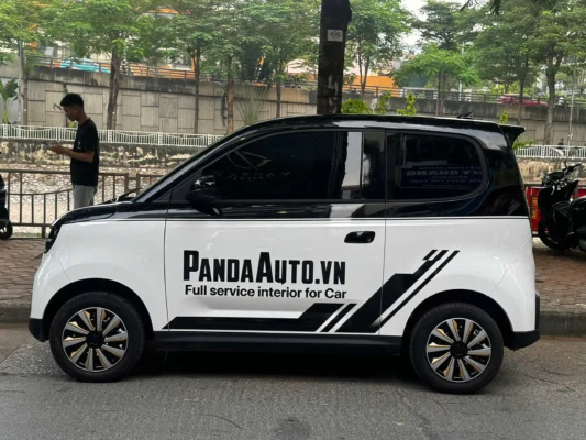 dán decal phong cách mạnh mẽ cho VF2 tại Panda Auto 483 Nguyễn Khang Hà Nội
