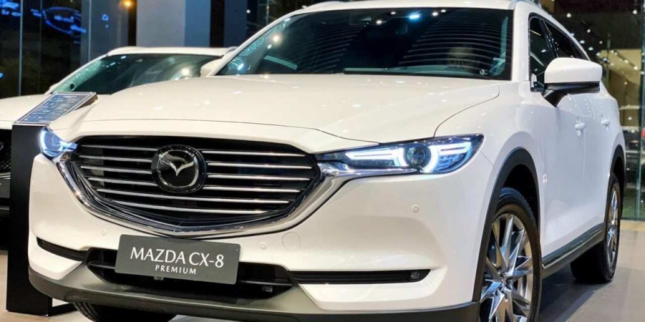 độ đèn Mazda CX8