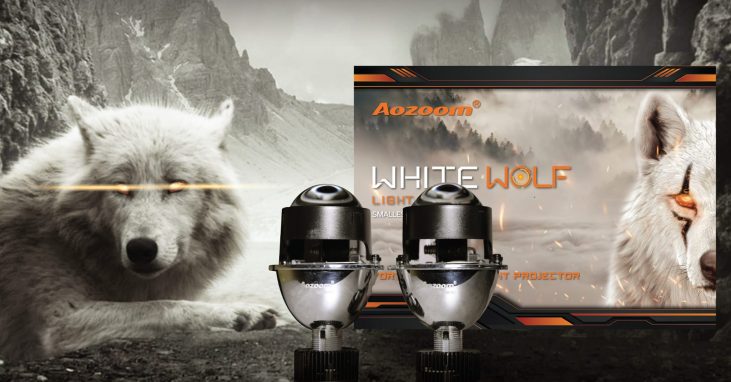 Đèn Bi Led Aozoom White Wolf Light - 2.0 inch