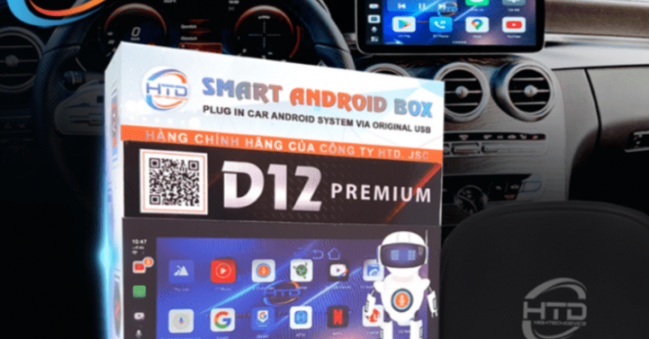 Android Box ô tô HTD D12 Premium
