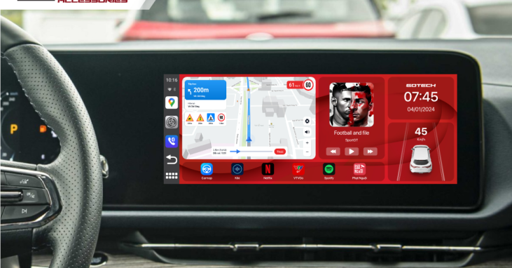 Lắp android box cho xe Ford Territory 2022-2025 giúp bạn trải nghiệm đầy đủ các tính năng thông minh hiện đại như ra lệnh giọng nói, mở bản đồ, nghe nhạc, xem youtube,..