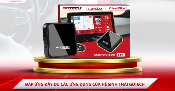 Android box ô tô Gotech GB4 chính hãng
