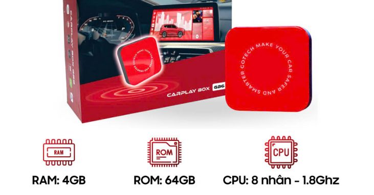 Android box Gotech GB6 chính hãng lắp đặt an toàn tại Panda Auto