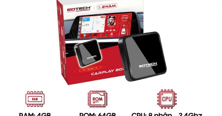 Android box Gotech GB7 chính hãng tại Panda Auto