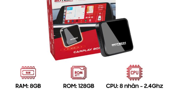 Android box Gotech GB9 tại Panda Auto