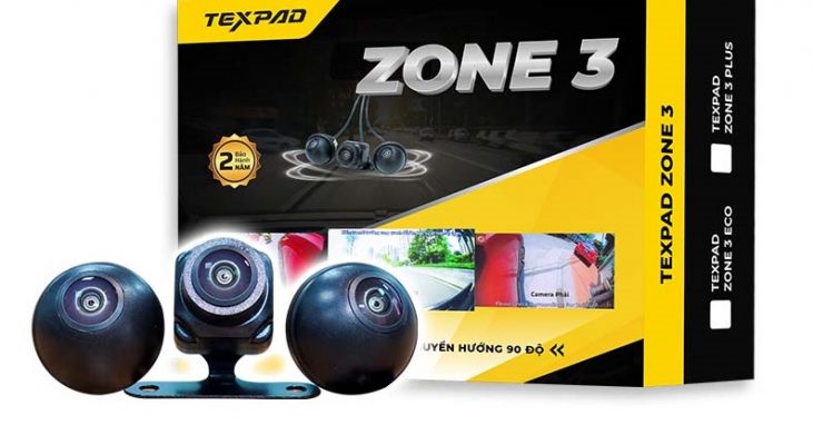 Camera 3 mắt Texpad Zone 3 mới nhất