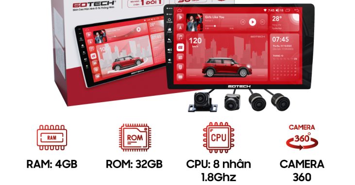Màn hình liền camera Gotech GC360