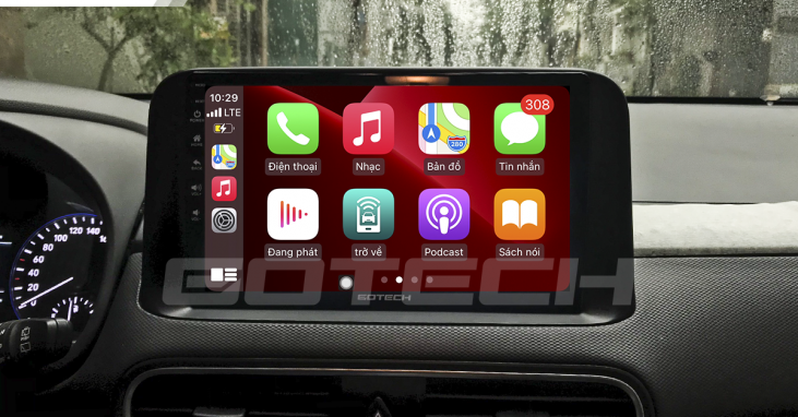 màn hình hyundai kona